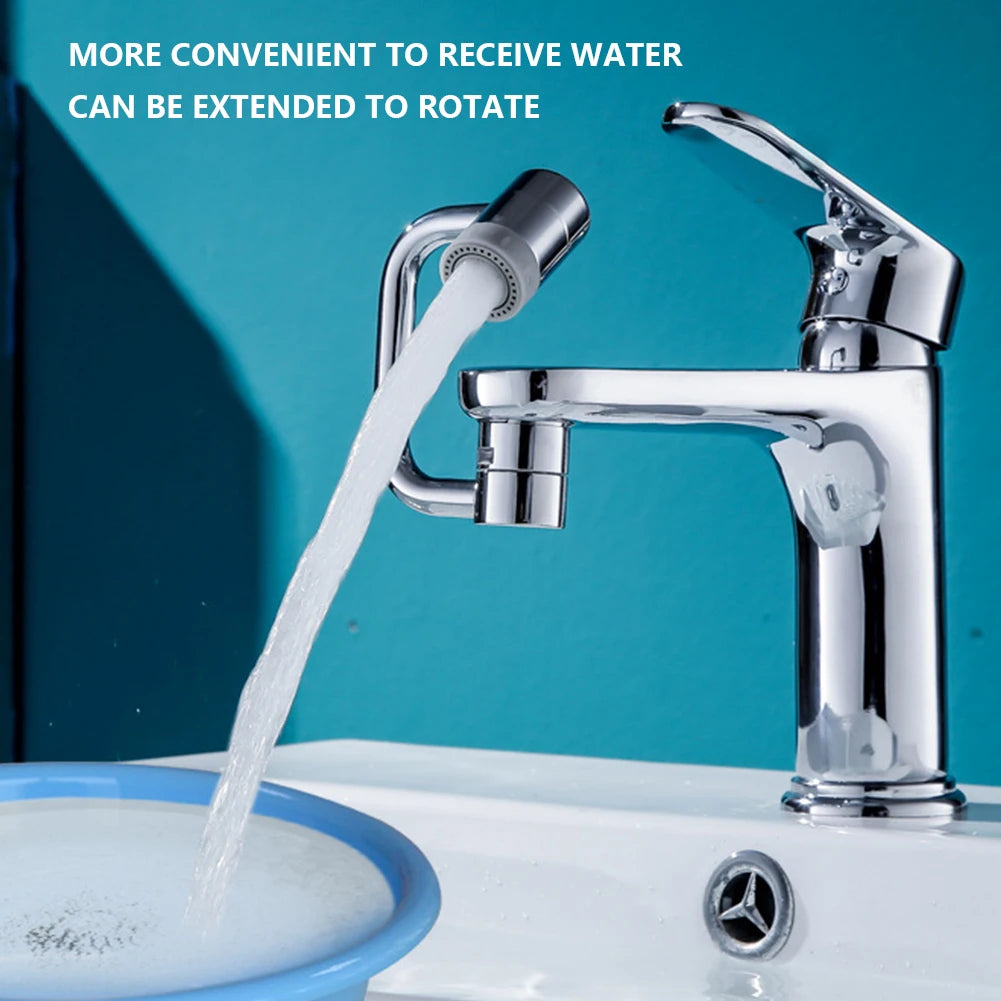 360-Degree Adjustable Faucet Attachment for Effortless Cleaning