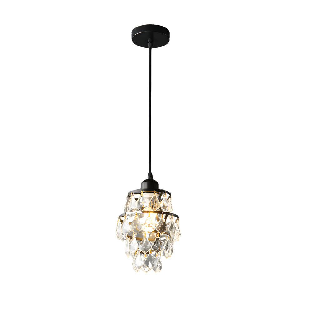 1-Light Mini Crystal Pendant Light Small by Taavita