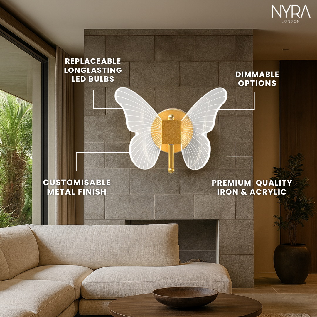 GlimmerWing LED Butterfly Wall Light Collection for Elegant Spaces