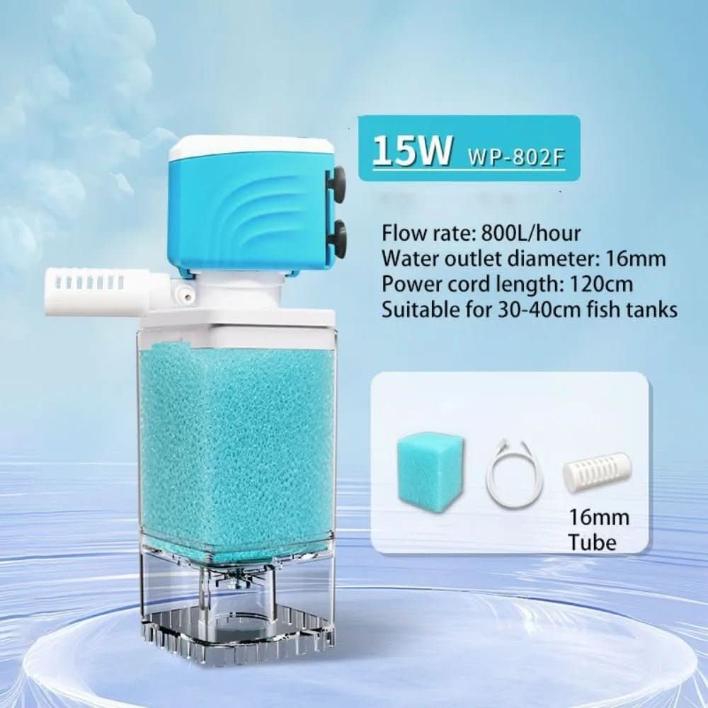 AquaClarity Elite 5-in-1 Filter System for Pristine Aquariums
