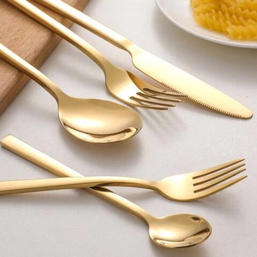 Salvenis — Stainless Steel Cutlery Set with Sleek Comfortable Design