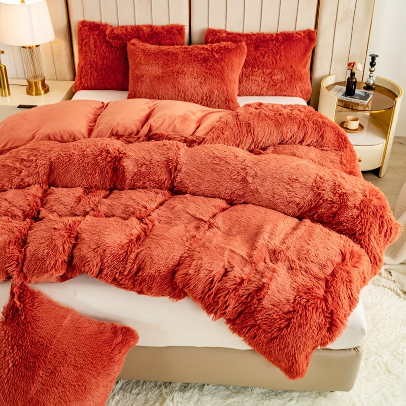 Quilt Cover Set | Wrinkle-Resistant | Soft Cozy Warmth | Polyester