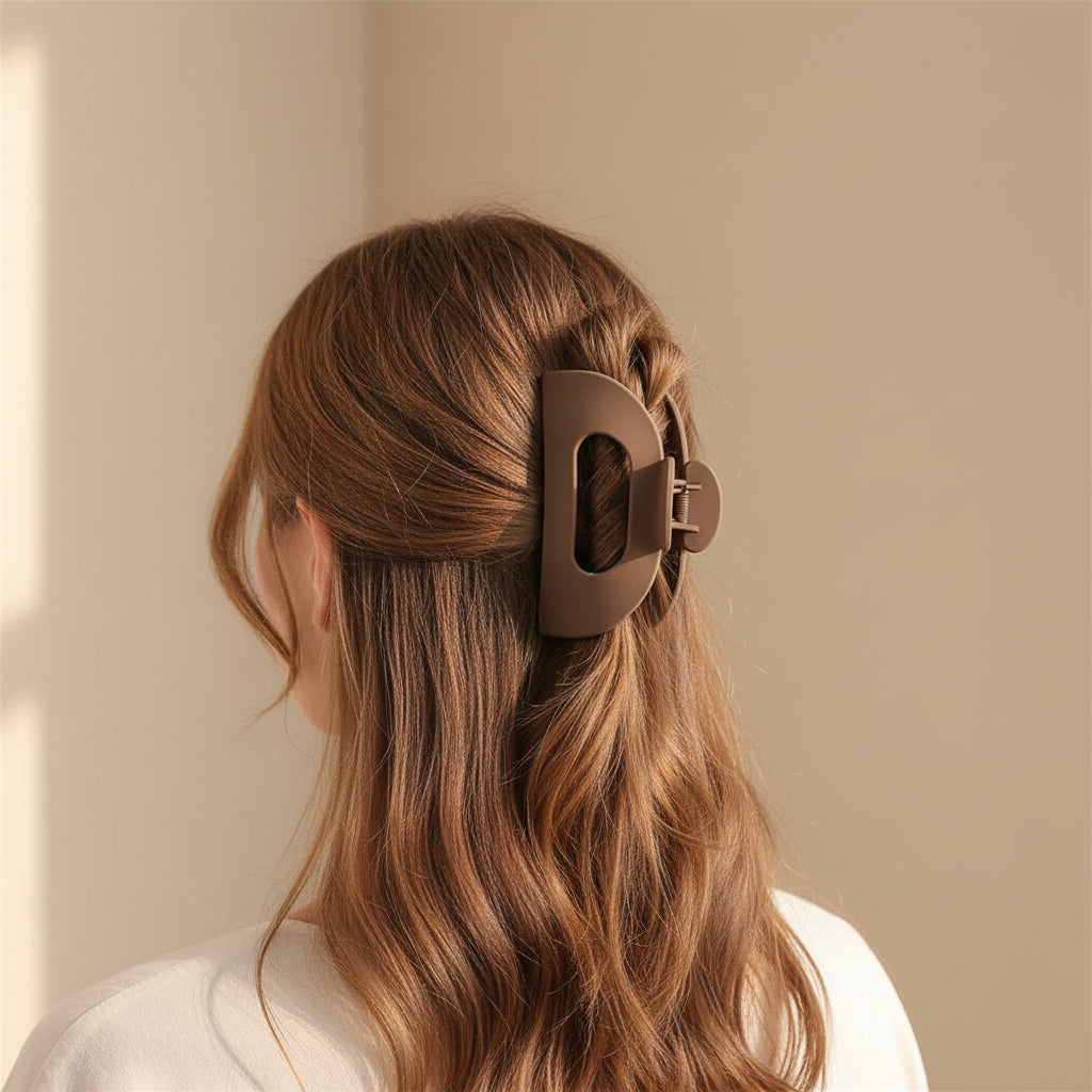 Robust Plastic Hair Clip for Thick Locks with Reliable Grip
