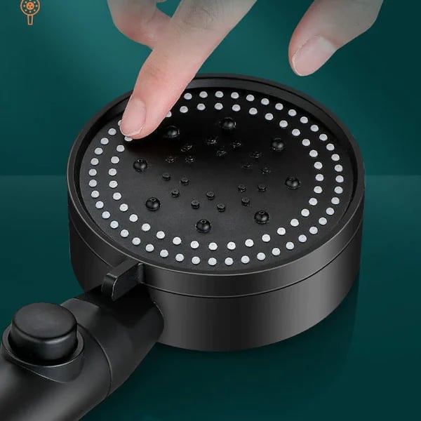 5 Spray Modes High-Pressure Showerhead with Self-Cleaning Feature