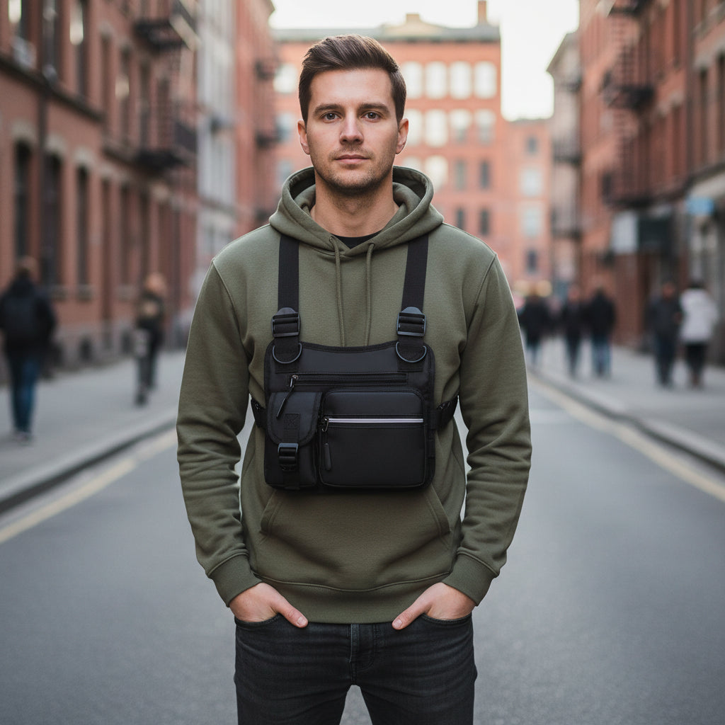 Versatile Crossbody Utility Bag with Adjustable Straps