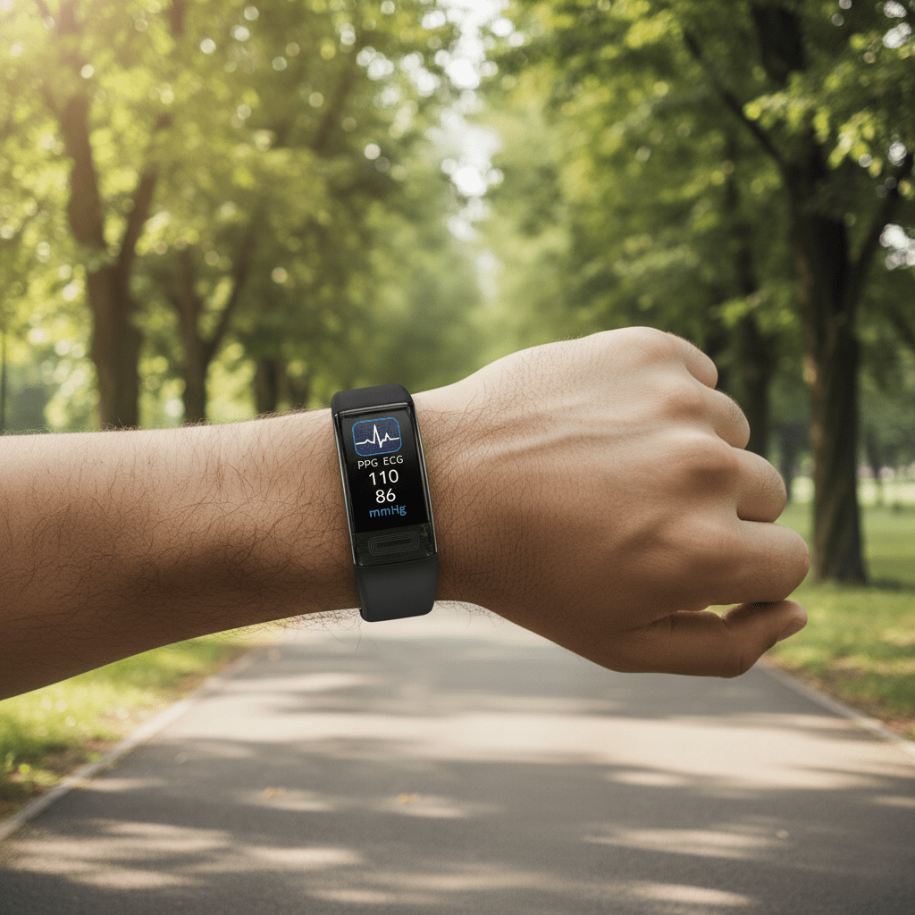 FitTrack Pro Smart Health Bracelet with Heart Rate Tracker