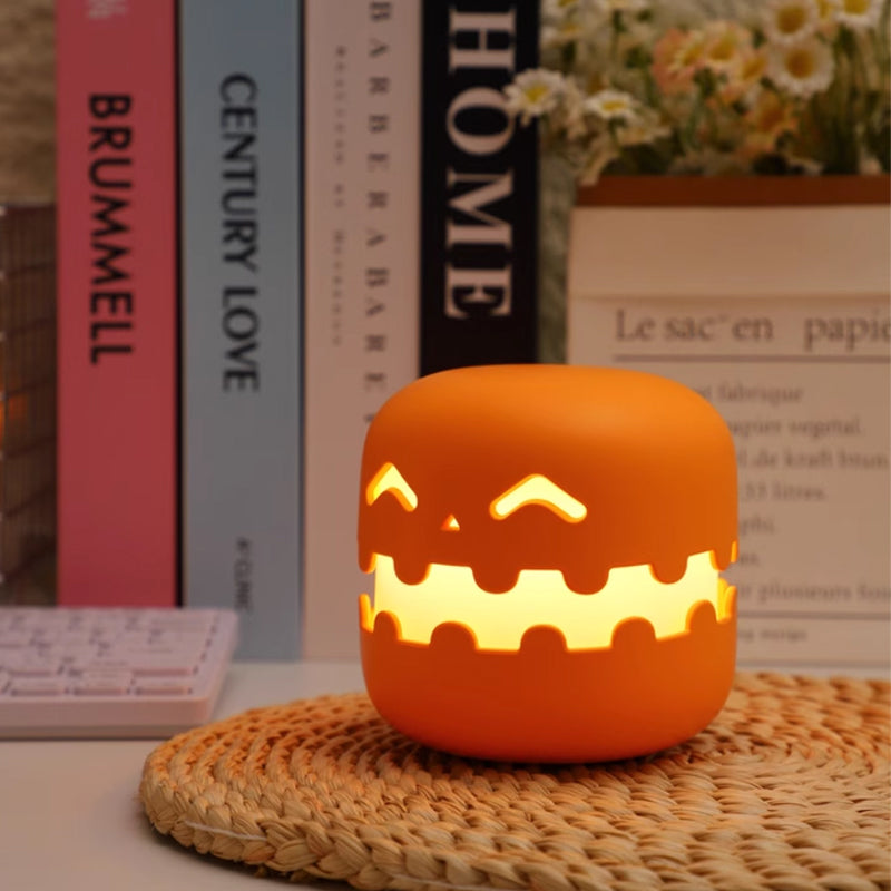 Halloween Pumpkin Night Light with Cozy Spooky Glow for Decor