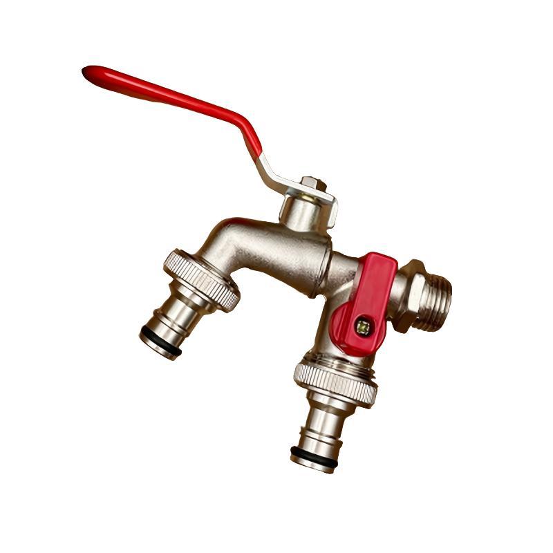 Stainless Steel Double Outlet Faucet