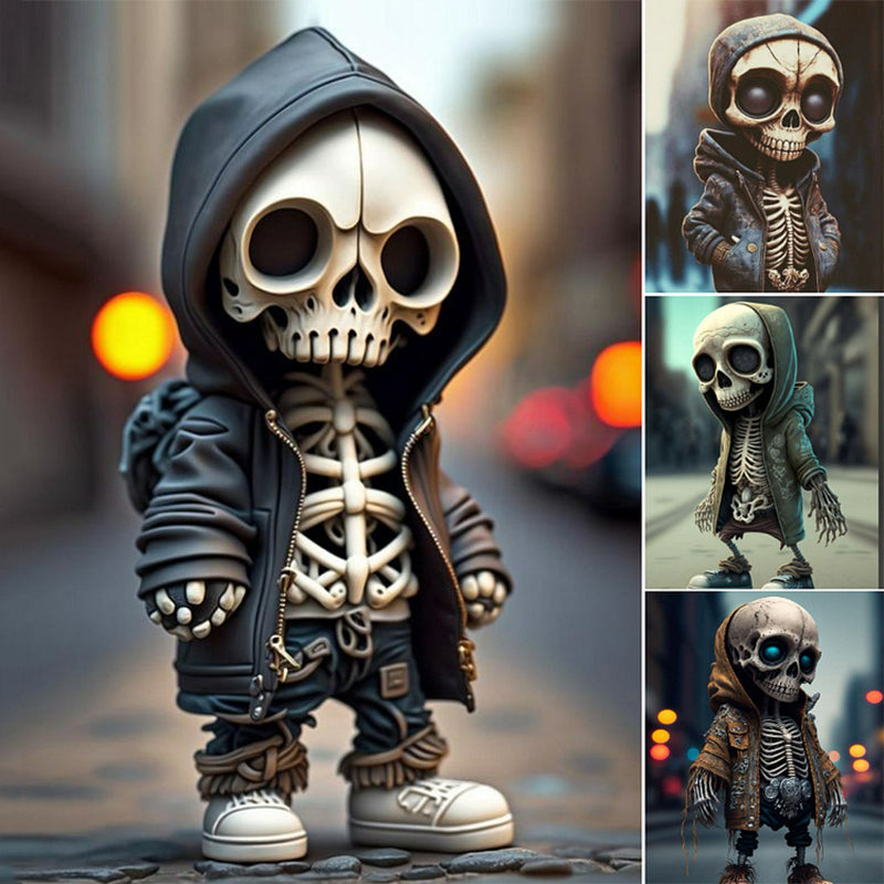 Halloween Resin Skeleton Figure Decorative Home Accent
