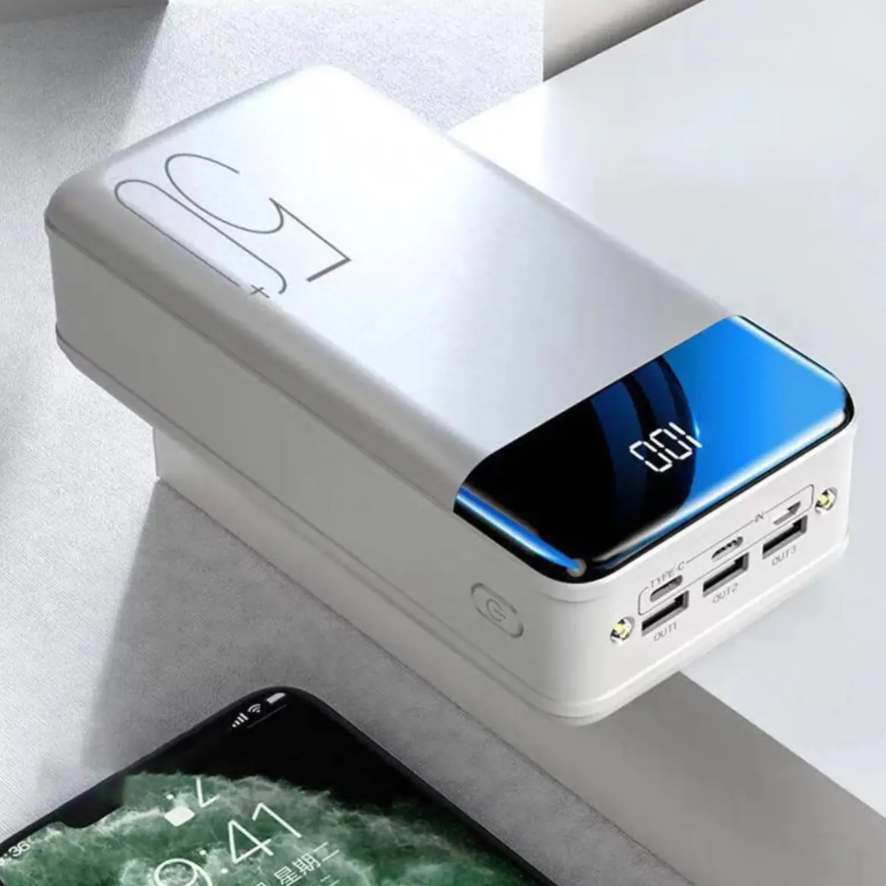 50,000 mAh Portable Charger - Quick Charge Power Bank