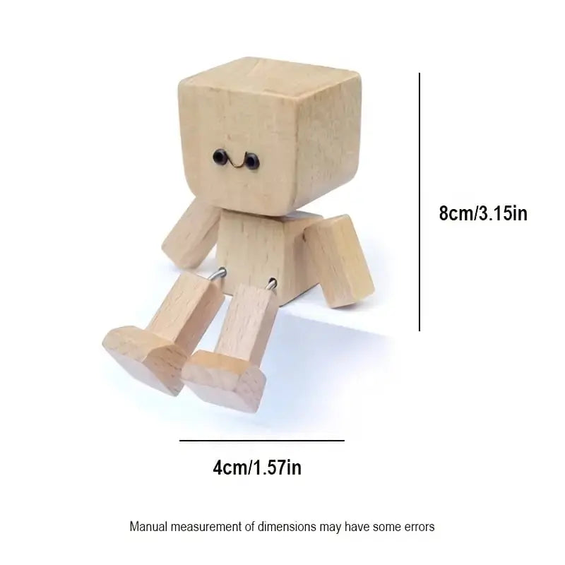 Wooden Rocking Figure — Handmade Buddy for Happy Car Journeys