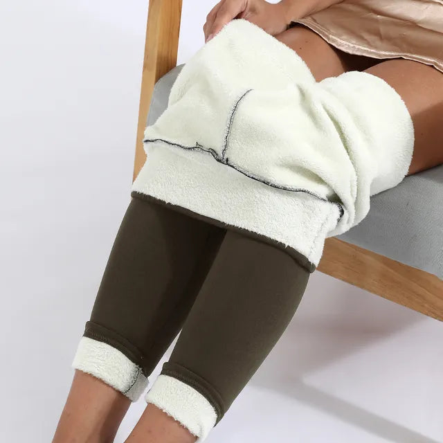 Winter Pants | Sherpa Lined | Cozy Warmth & Tummy Control | Fleece