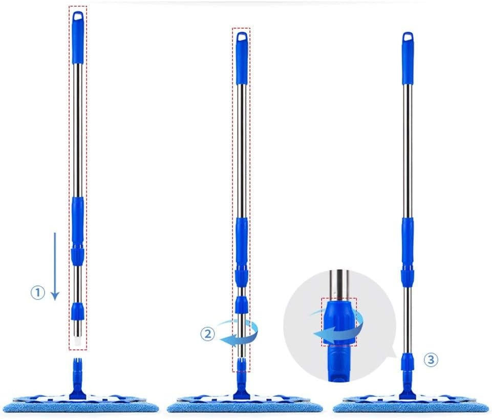 Versatile Floor Scrubber with Adjustable Handle