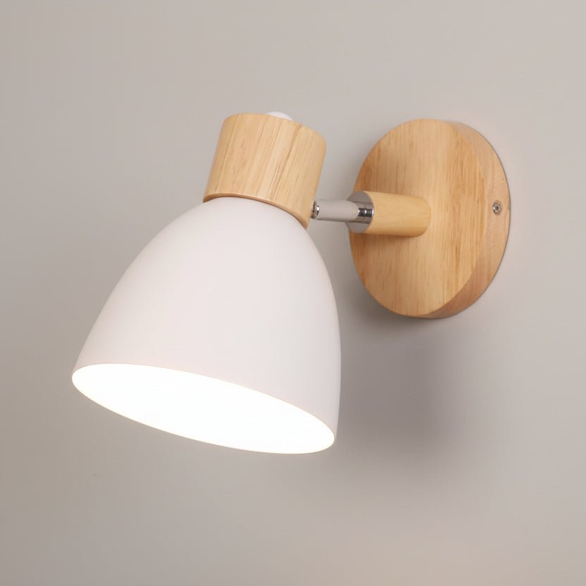 Serenity Glow Wood Wall Fixture for Contemporary Spaces