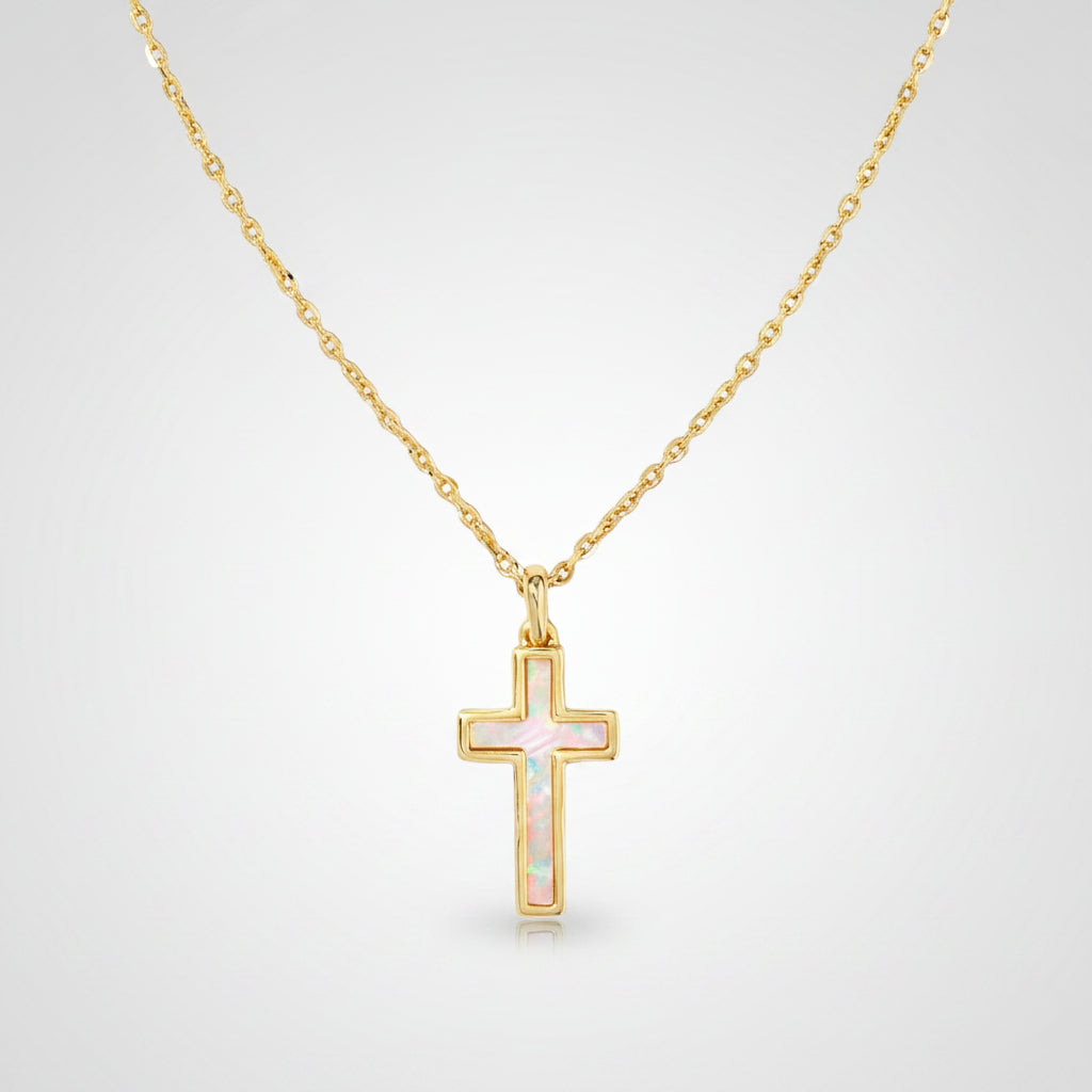 Timeless Gold Cross Necklace - A Thoughtful Gift for Mom