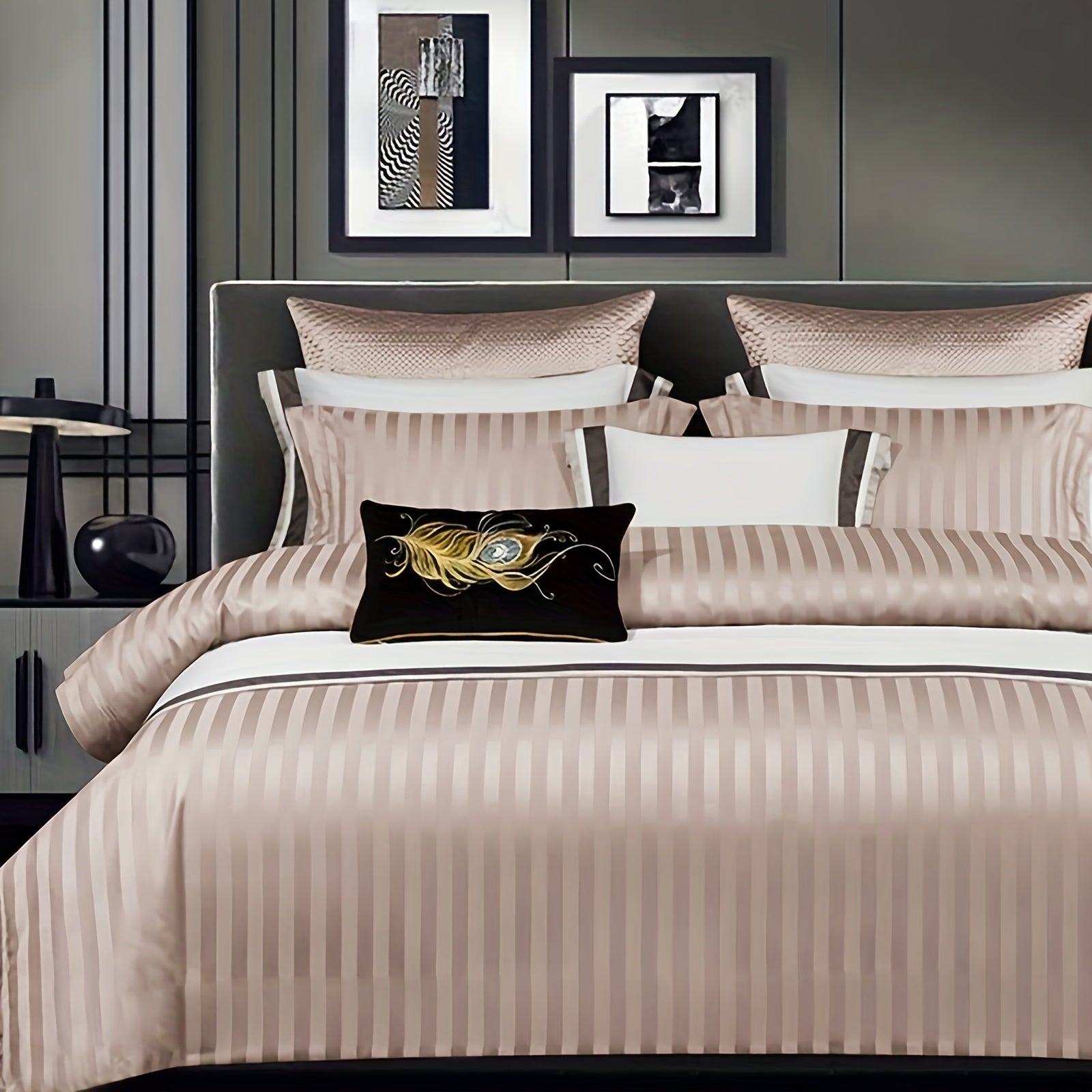 Duvet Cover Set | Satin Embossed | Luxurious Comfort | Polyester