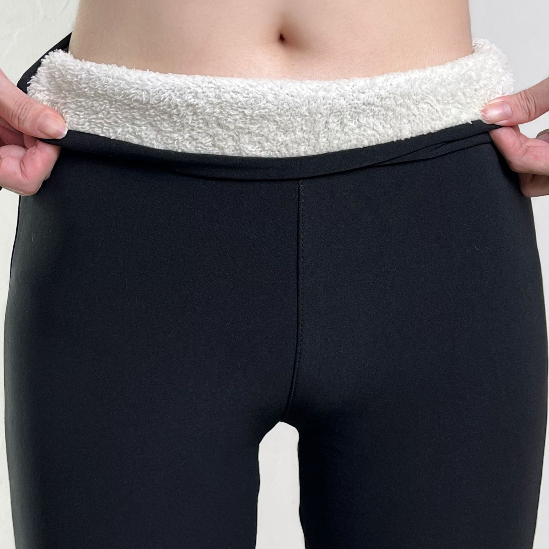High-Rise Pants | Lambswool Fleece Lined | Ultimate Winter Warmth | Polyester