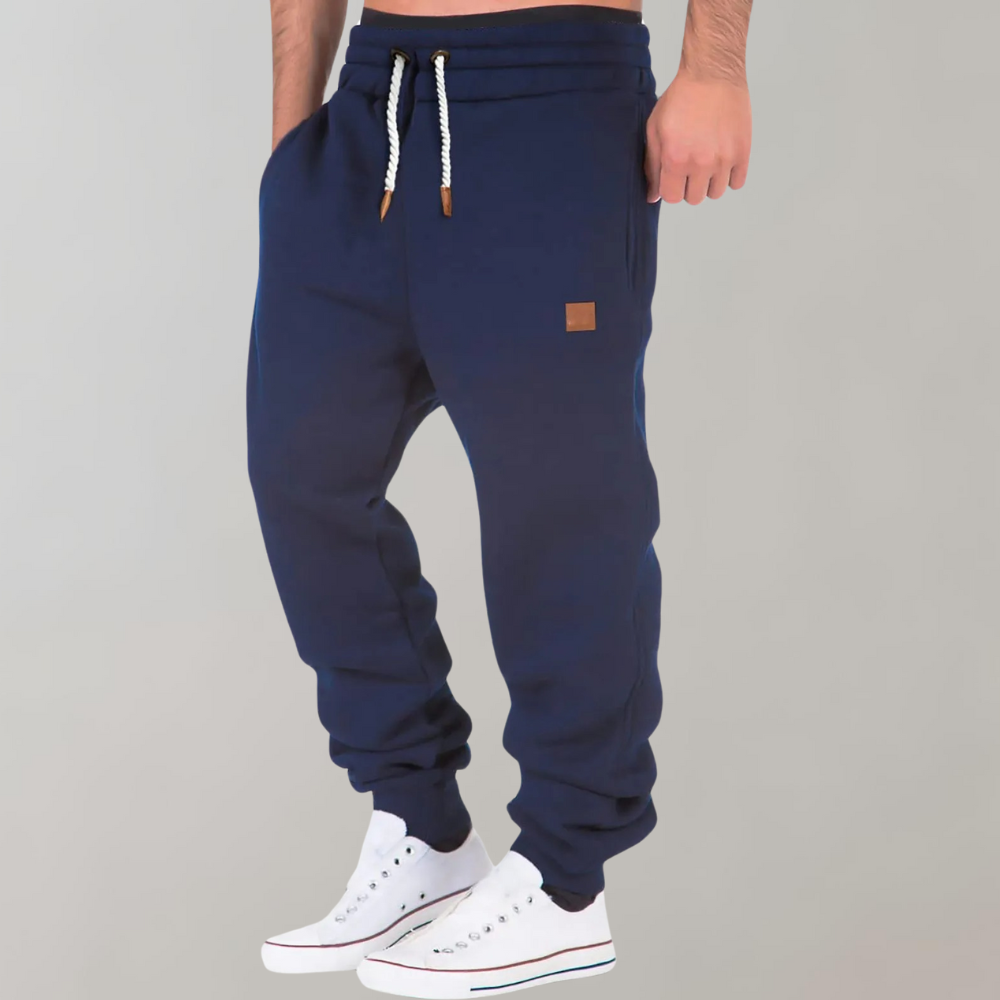 Men's Jogger Sweatpants | Soft Breathable Fabric | Elastic Waistband & Side Pockets | Comfortable Fit