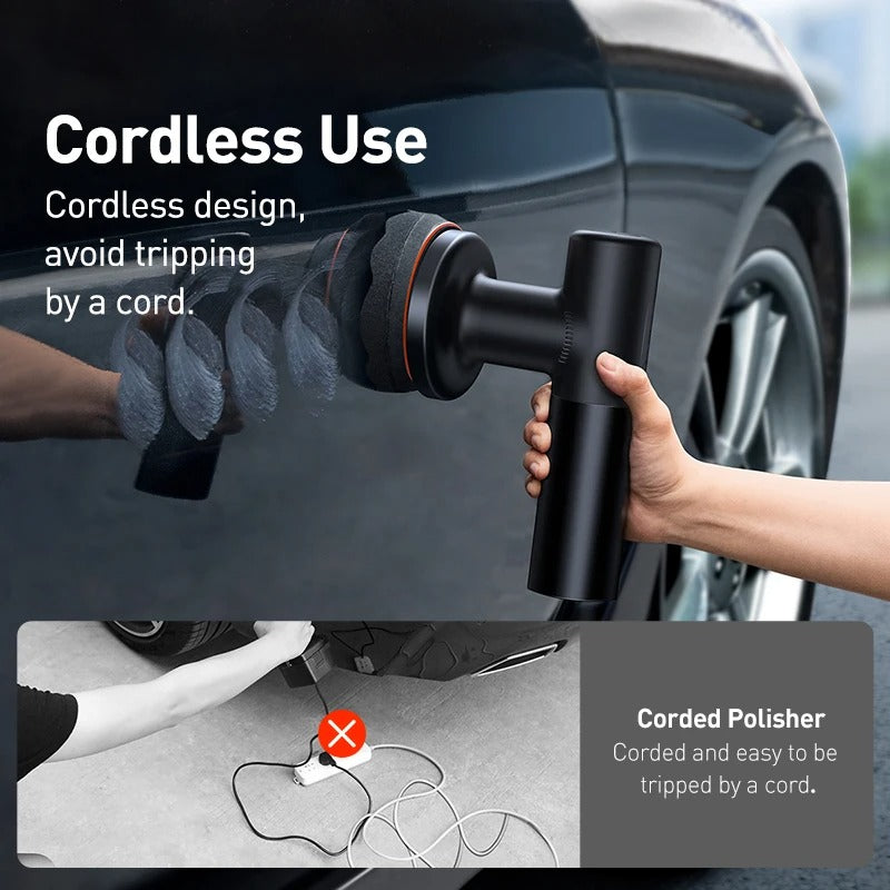 Wireless Dual-Function Vehicle Polisher