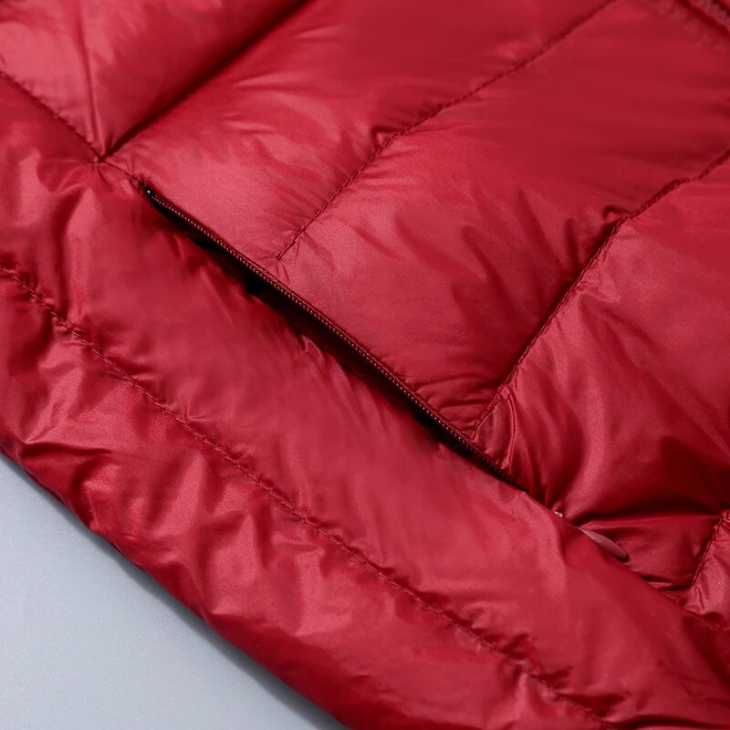 Reversible Hooded Down Jacket | Lightweight Insulated & Quilted Design | Dual-Style Versatile Warmth