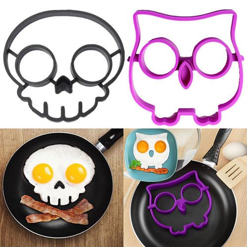 Halloween Silicone Egg Mold for Spooky Breakfast Fun