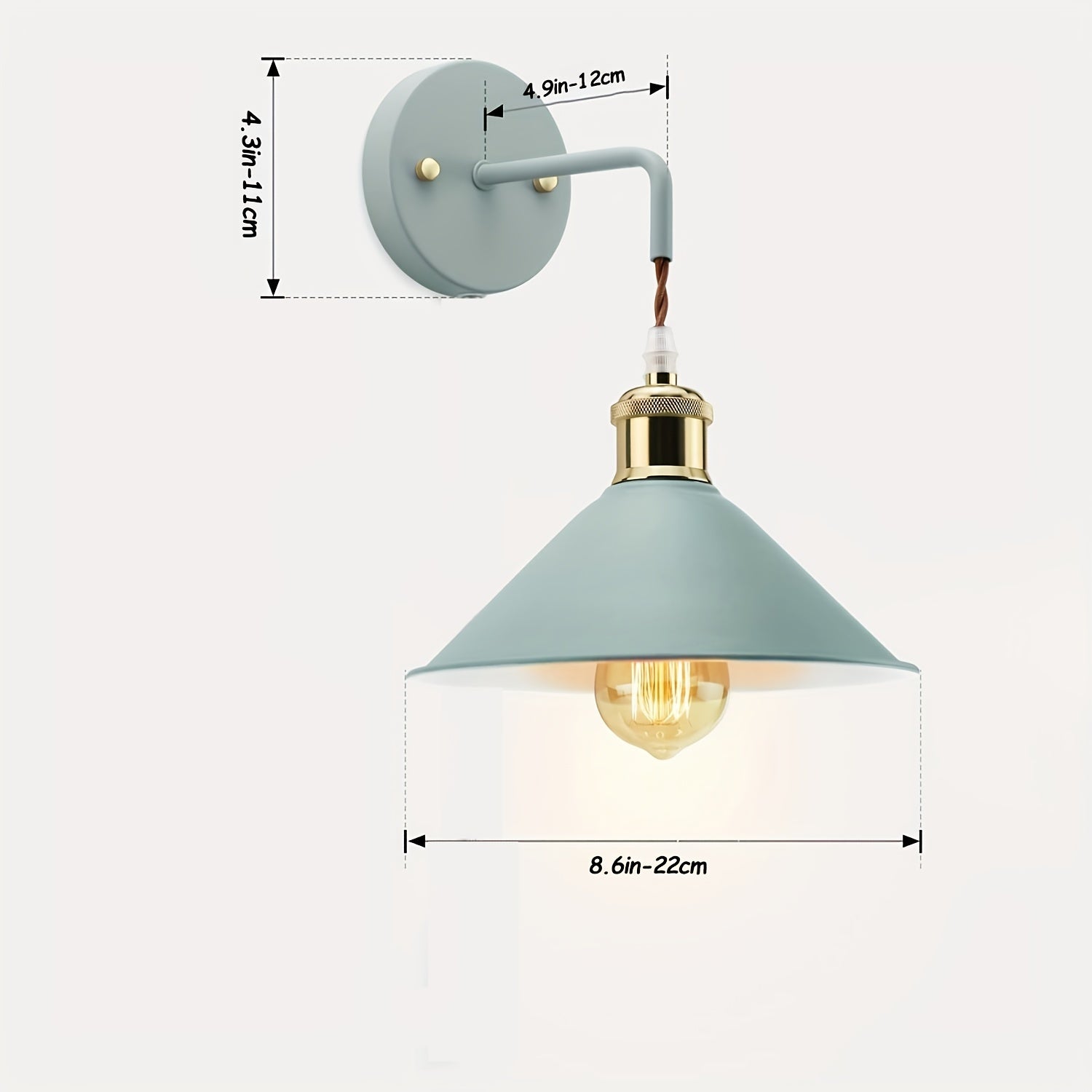 Contemporary Metal Wall Light Fixture for Stylish Interiors
