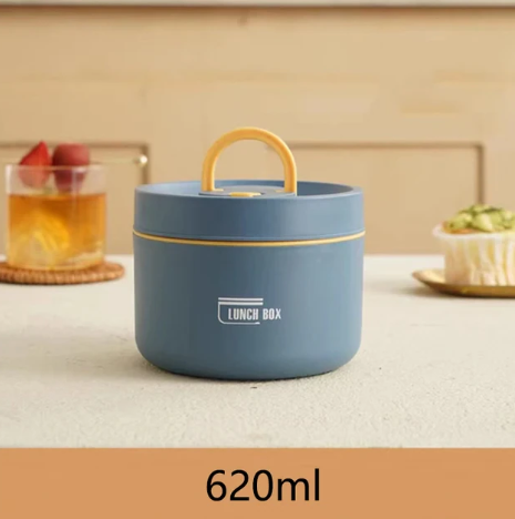 Nivaro — Insulated Stainless Steel Lunchbox with Leak-Proof Bag