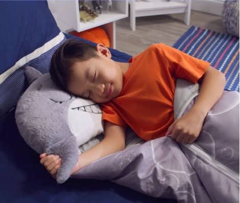 SnuggleBuddy Travel Sleeping Bag with Plush Companion