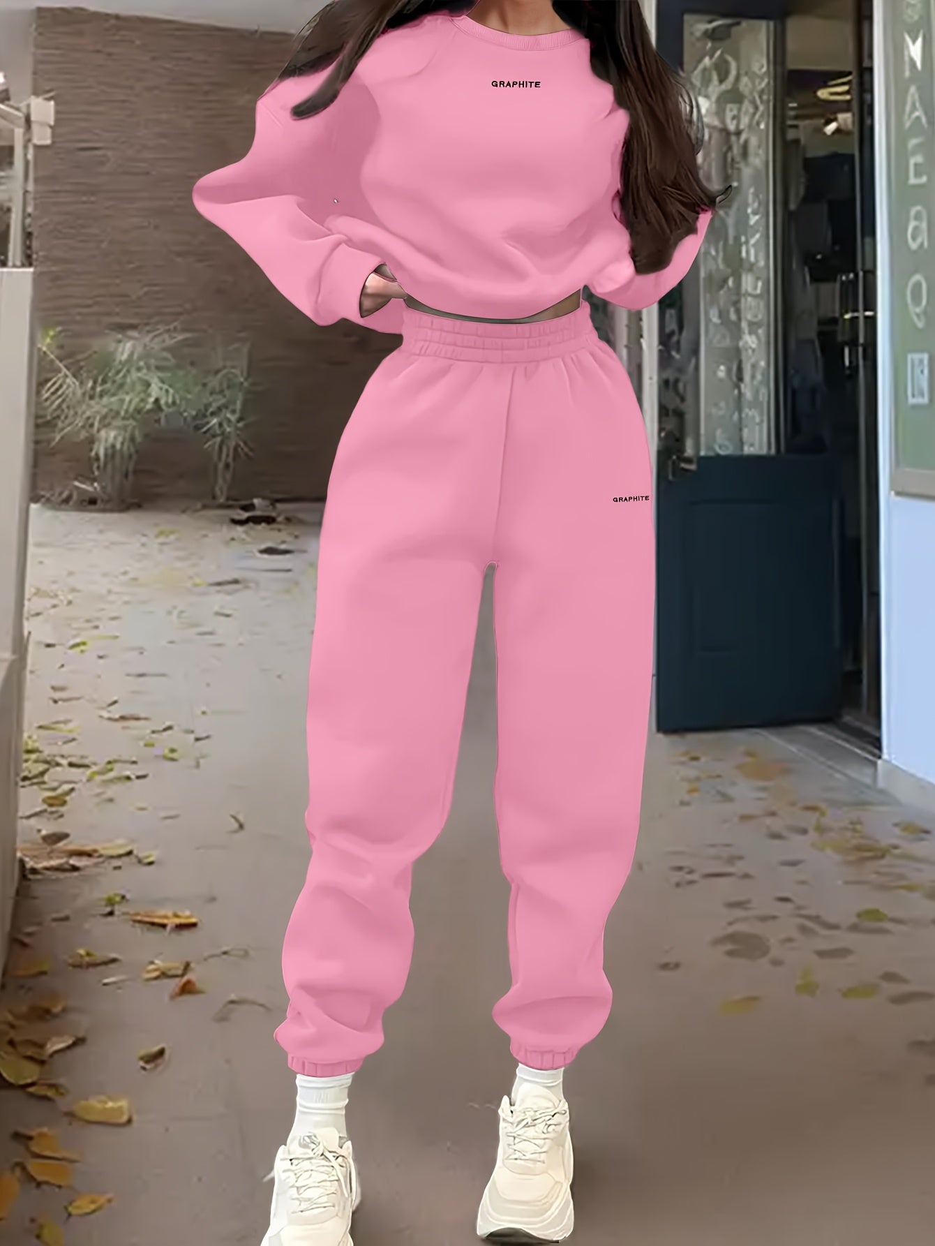 Women’s Sweatshirt Set | Lightweight Knit | Comfortable Casual Wear | Polyester