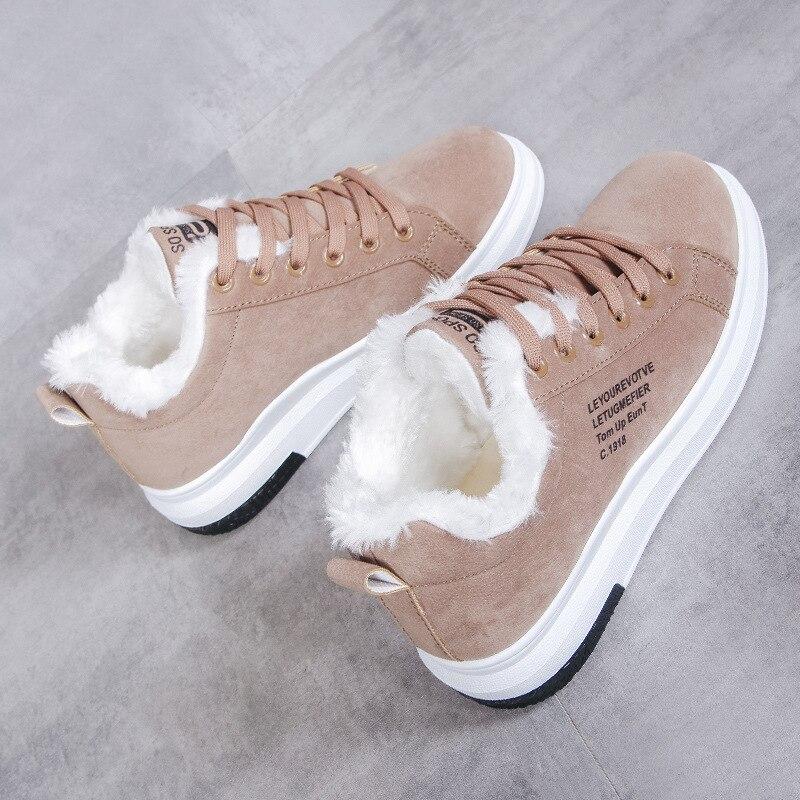 Winter Sneakers | Plush Lining | Warm Comfort All Day | Synthetic