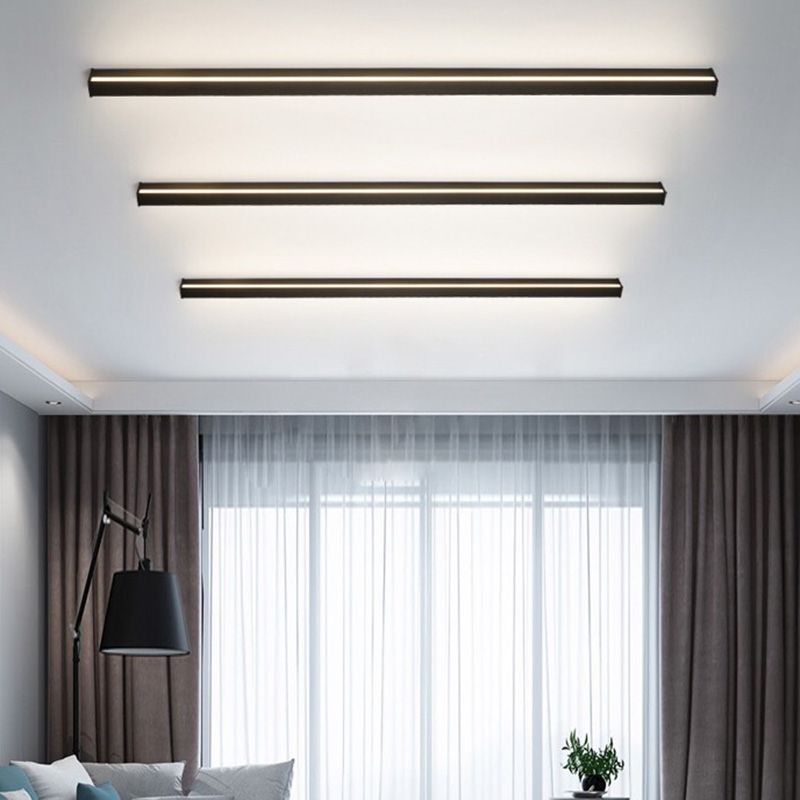 Linear LED Wall Light | Minimalist Matte Black Aluminum | 20W Energy-Efficient Lighting | Indoor & Outdoor Use