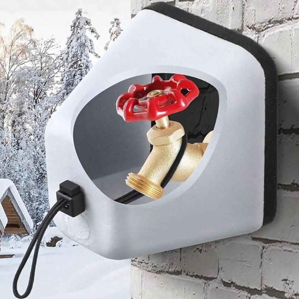 Insulated Winter Spigot Cover for Outdoor Faucets