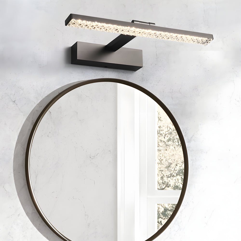 1-Light Adjustable 160° Acrylic Bar LED Vanity Lights with 3 Step Dimming