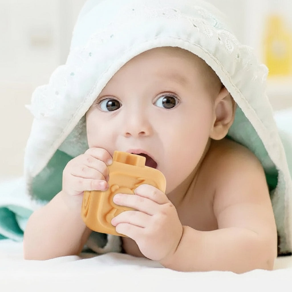 Colorful Stacking and Teething Cubes for Infants