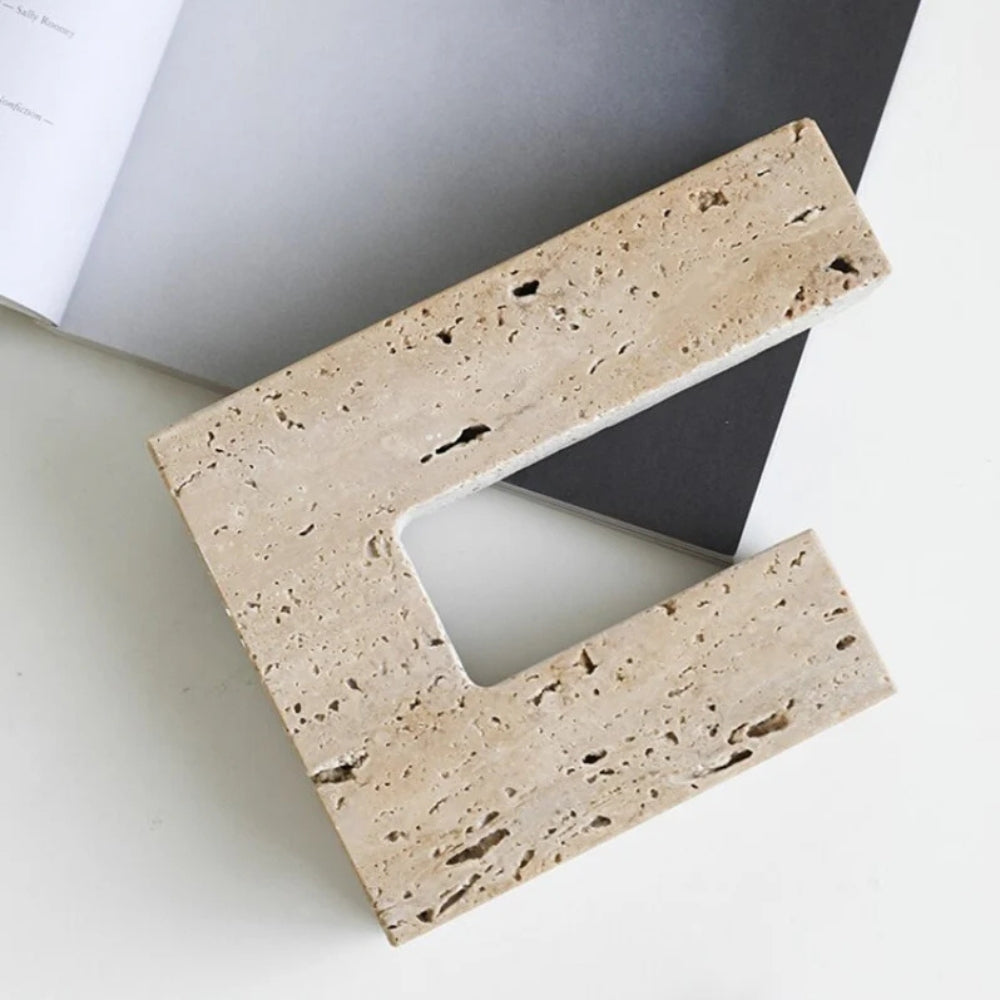 LuxeStone – Elegant Dual Candle Holder for Modern Spaces