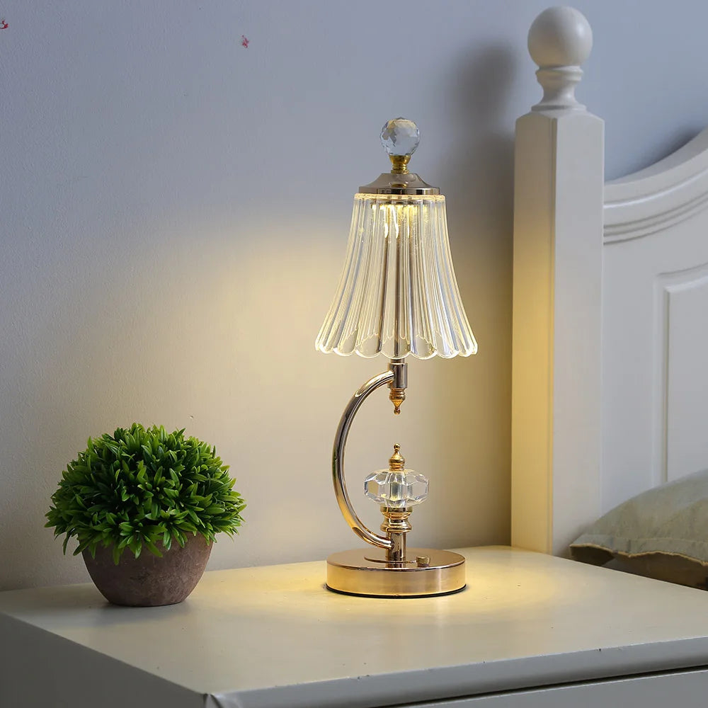 Vintage Taavita Table Lamp made of Crystal - Luxury for Your Home