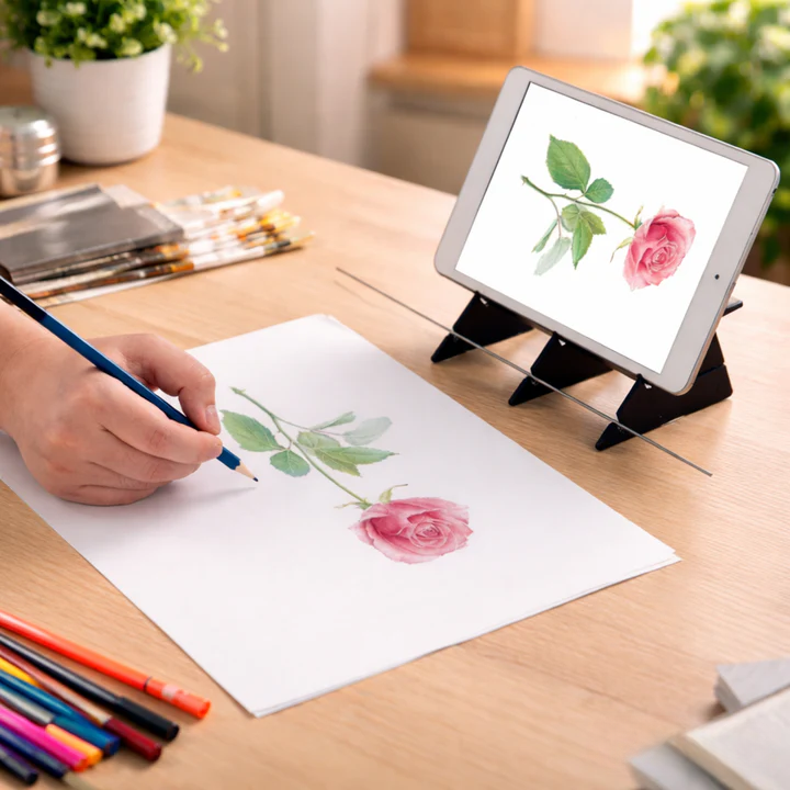 Smartphone-Compatible Optical Tracing Board