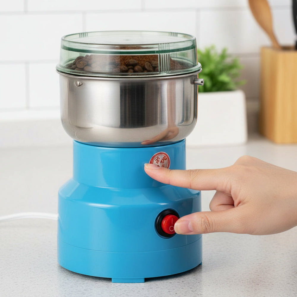 Compact Electric Spice and Coffee Grinder for Quick Prep