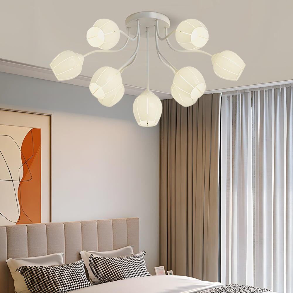 10 Heads Creative Three-Step Dimming Taavita Style Flower Ceiling Lights