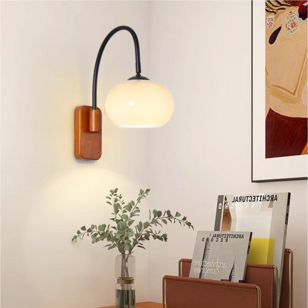 LuxeGlow Rotating Glass Wall Sconce for Stunning Ambiance