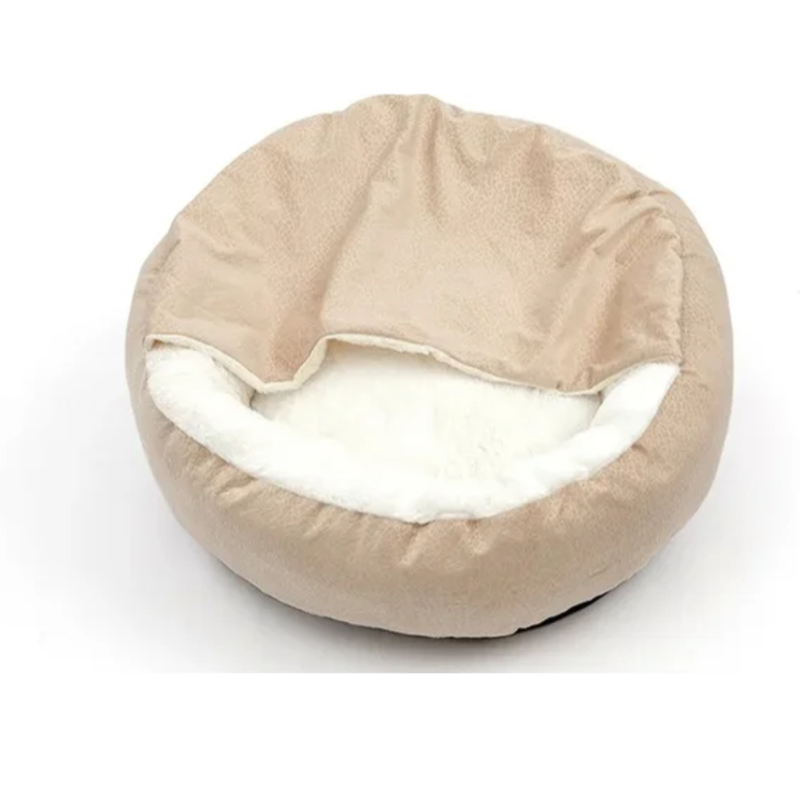 Taavita Orthopedic Dog Bed with Blanket – Supportive Memory Foam, Covered Blanket Design, Waterproof & Dirt-Resistant, Machine Washable Cover