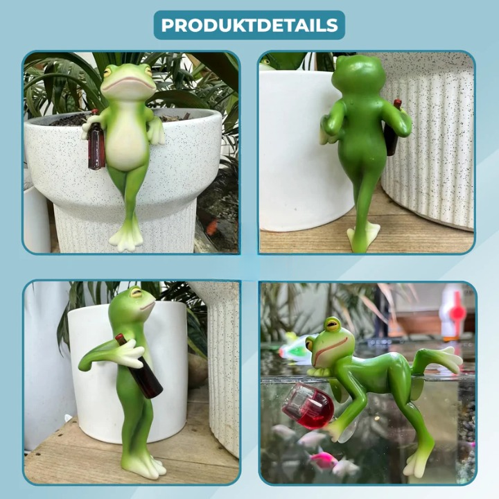 Garden and Pot Frog Statue Decoration