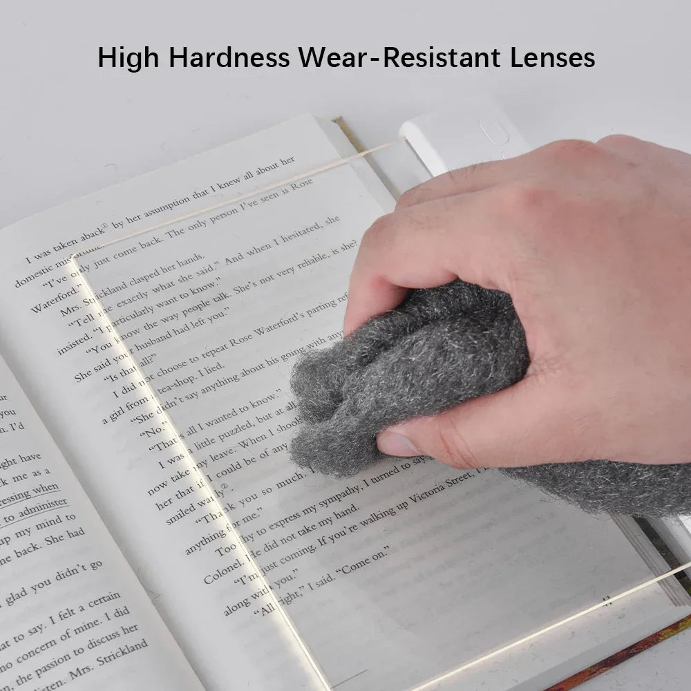 Flat Panel Reading Light with LED and Night Vision Features