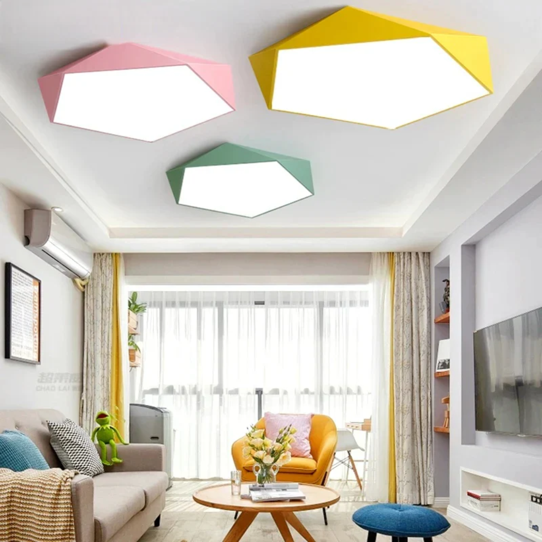 Charming LED Ceiling Fixture for Bedrooms and Playrooms