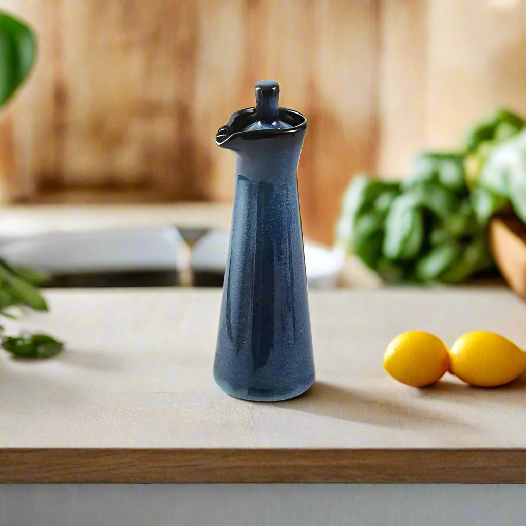 Elegant Ceramic Dispenser for Oil, Vinegar, and Sauces