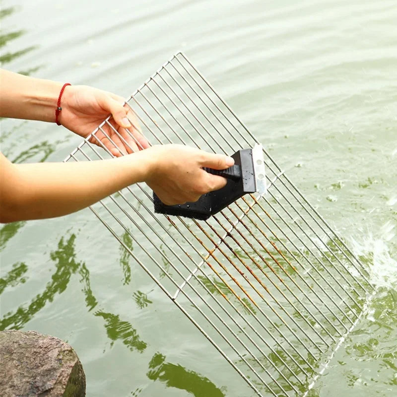 Barbecue Grill Brush – 3-in-1 Right Angle Cleaning Tool