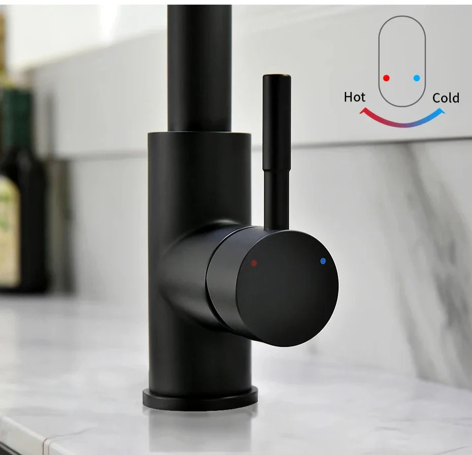 Pull-Out Single-Handle Kitchen Faucet (Deck-Mount)