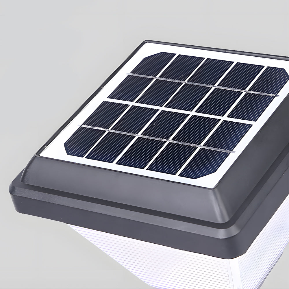 27.6-Inch Black Modern Solar Outdoor Pathway Light by Taavita