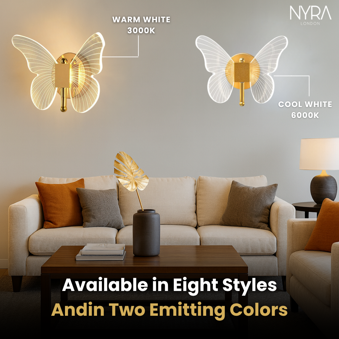 GlimmerWing LED Butterfly Wall Light Collection for Elegant Spaces