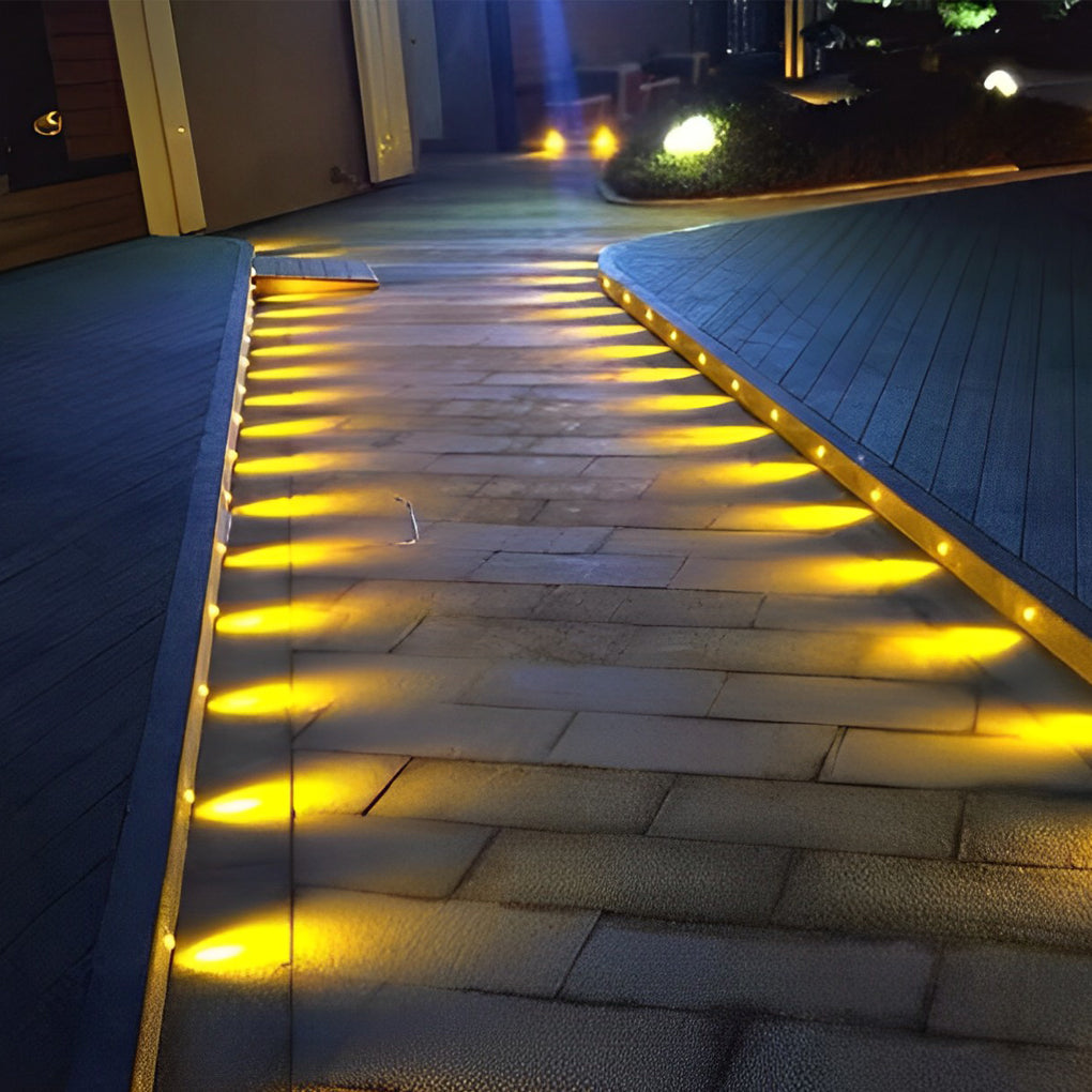 10pcs Round Stars DC12V LED Waterproof Modern Outdoor in Ground Lights - Dazuma